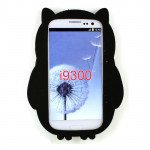 Wholesale Samsung Galaxy S3 / i9300 3D Owl Case (Black)